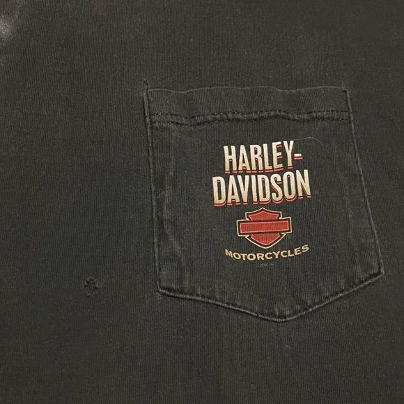 ‘01 Harley Davidson Vintage Pocket Tee - Picture 3 of 6